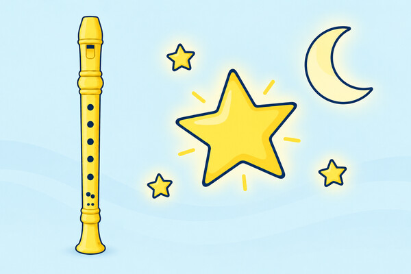 Twinkle, Little Star con flauta