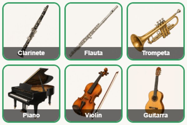Memory: Instrumentos musicales I