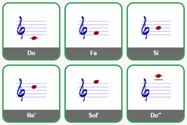 Memory: todas las notas agudas