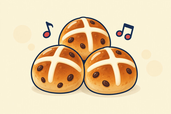 Hot cross Buns con Melody Maestro