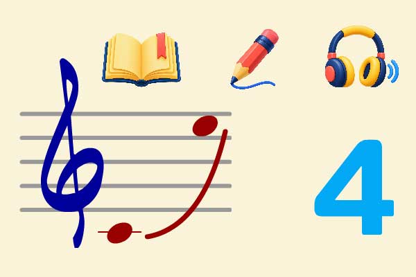 Aprende las notas de Do a Mi agudo