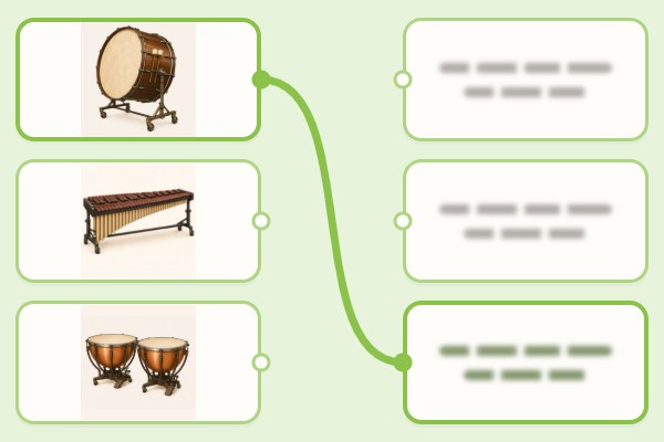 Relaciona: Percussió